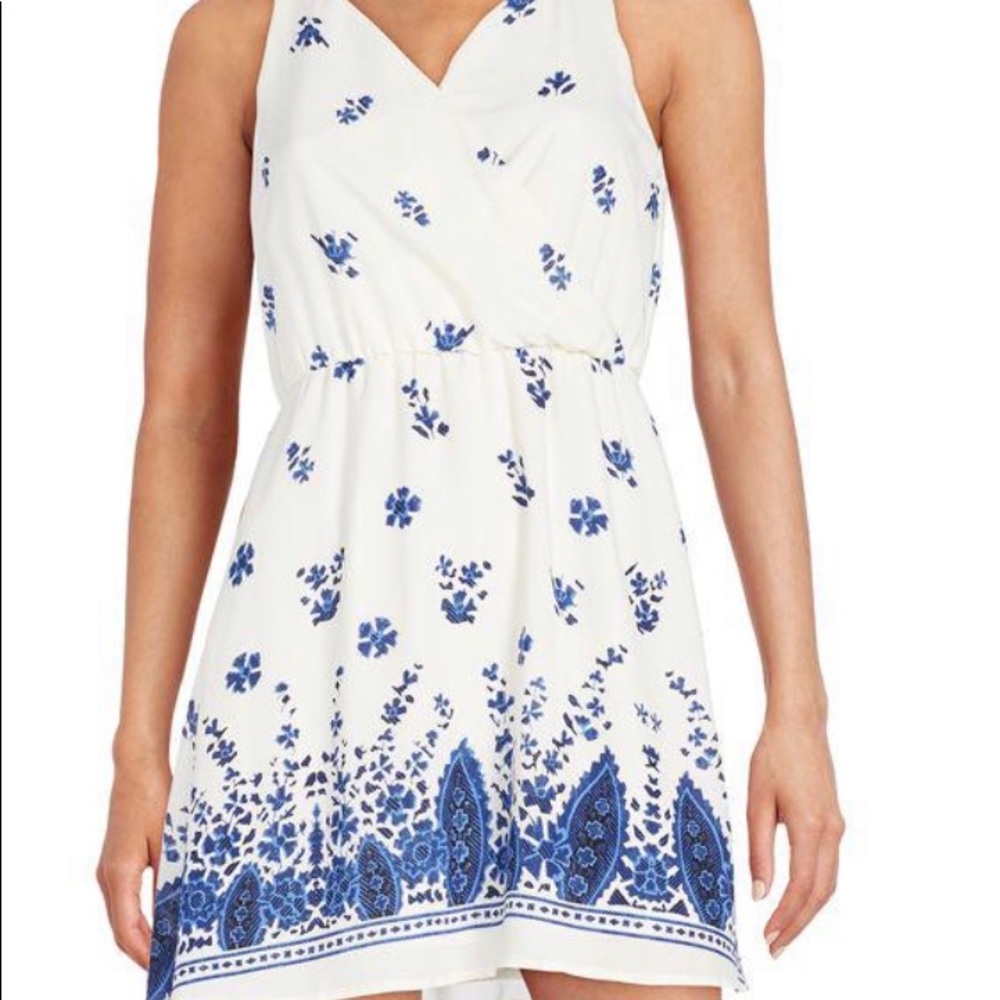 19 Cooper Blue and White Dress